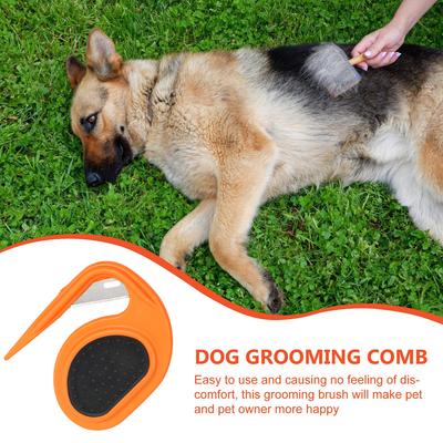 Pet Dematting Combs Knotting Comb Cat Comb Dog Cat Comb Hair Removal Massaging Comb Brush Pets Grooming Supplies