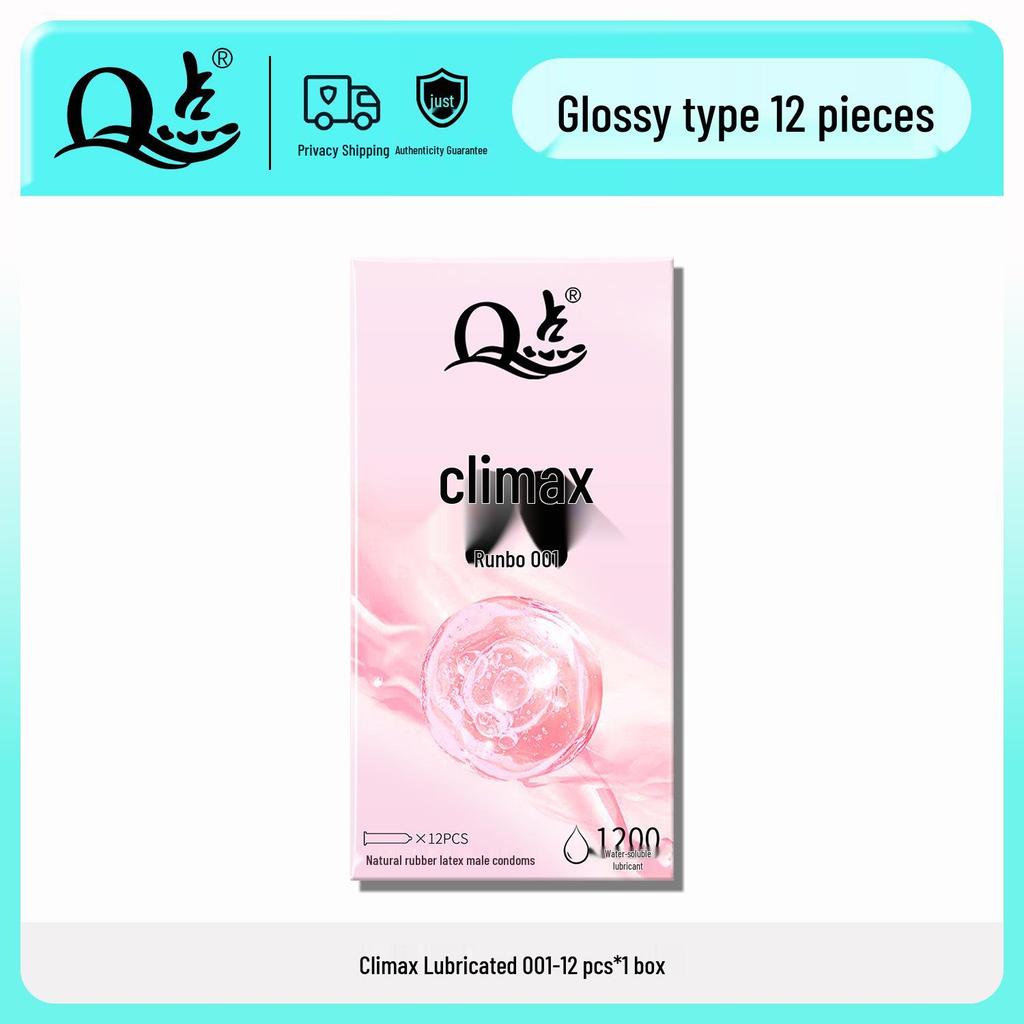 Q-spot Climax 001 Preservativo Ultra-sottile Lunga Durata Ritardante per Piacere Maschile Potenziato