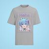 Herren T-Shirt Bio Baumwolle Anime Rem Re:ZERO Smailing Kawaii