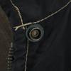 80s Vintage British Nylon Jacket XXL Black Food Deficiency Men's Used