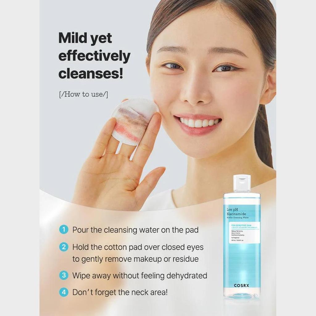 Low pH Niacinamide Micellar Cleansing Water 400ml