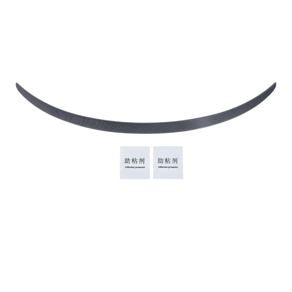 Carbon Fiber Style Trunk Spoiler Increase Stability Glossy Rear Trunk Lid Spoiler Wing for Model 3