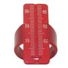 Endo Ruler Ring Aluminium Alloy Oral Gauge Endodontic Span Measure Dental InstrumentsRed
