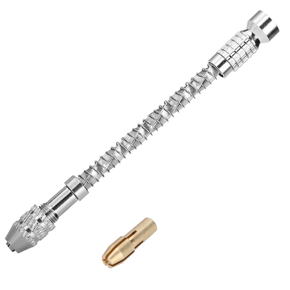 Tragbares Mikro-Mini-Werkzeugset, kleine Handbohrmaschine und 20 Spiralbohrer 0,31,6 mm