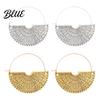 Exaggerated Semicircle Earrings 1 Pair Women Retro Bohemia Style Drop