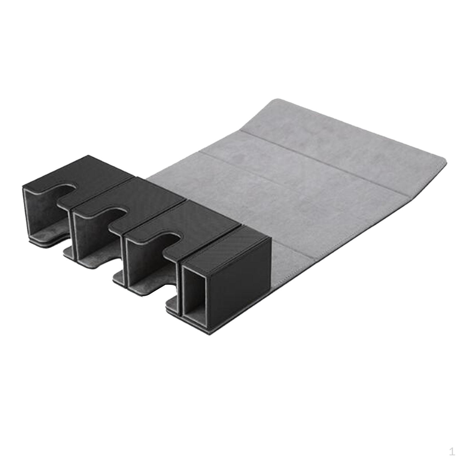 Premium Deck Box 4 Decks with Compartment Card Game Flip Magnetic for