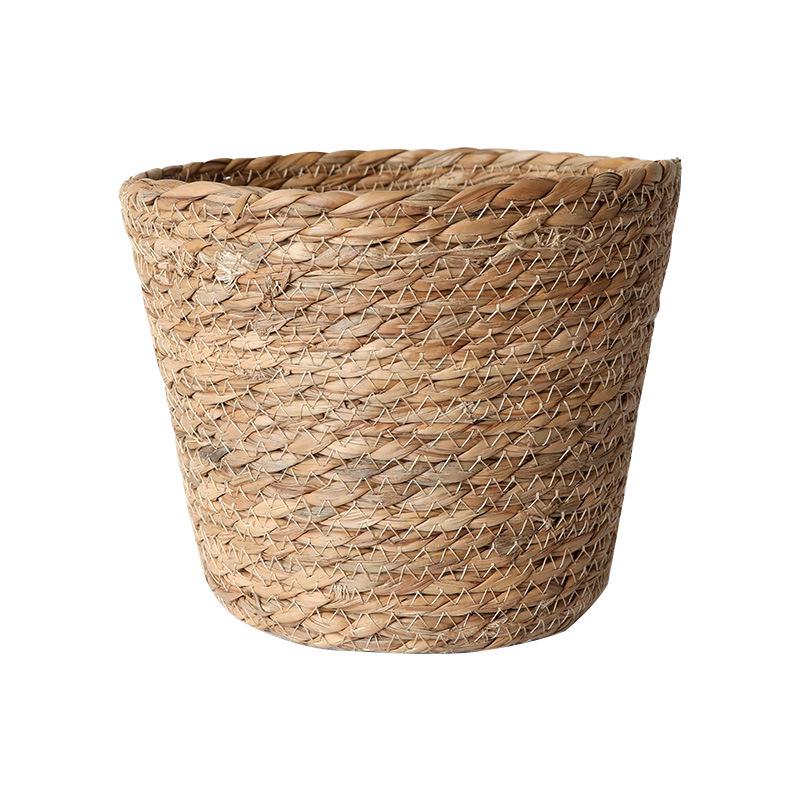 Popular Woven Straw Flower Pot Set: Little Bear Hug Design for Bonsai & Plant Décor