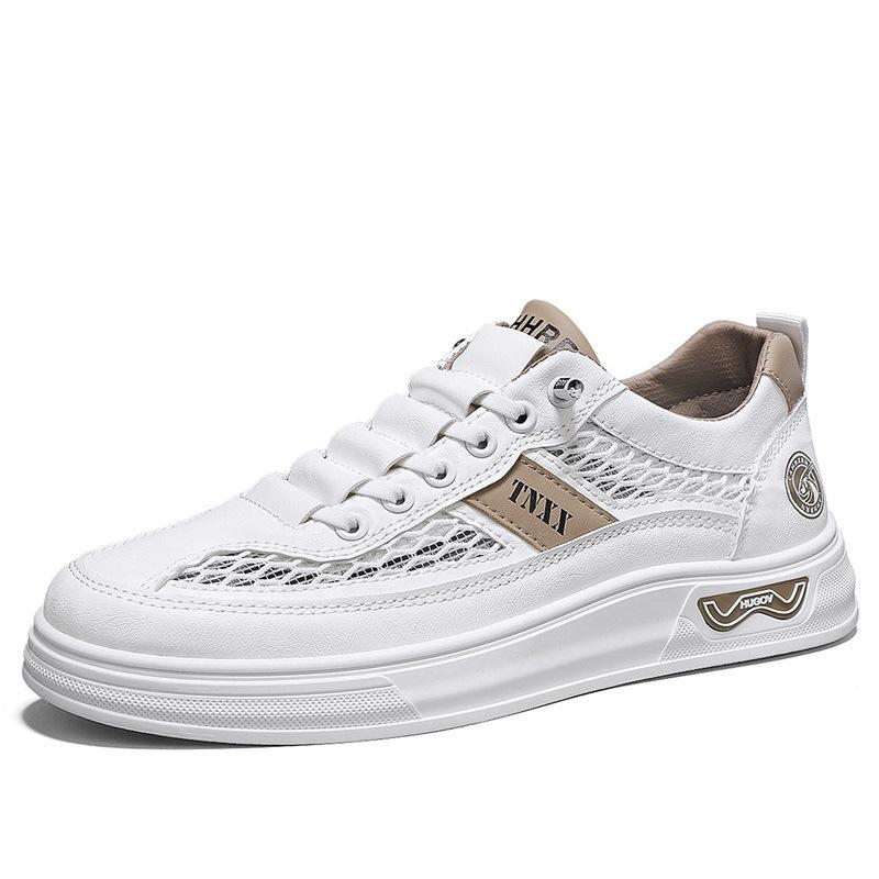 

Board shoes men s new summer mesh breathable casual shoes trendy little white shoes low-top foot sneakers men s shoes 39
