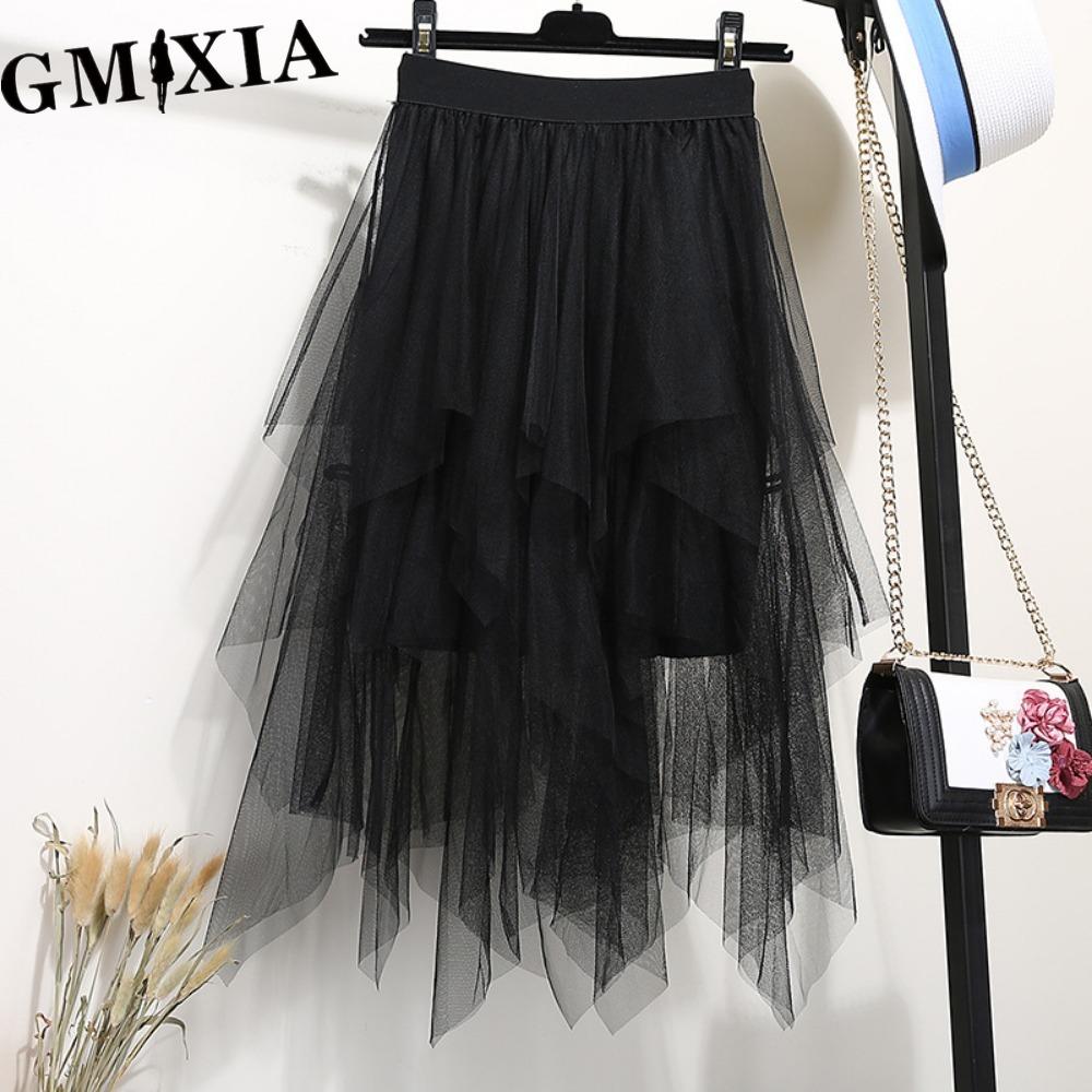 

GMXIA Женские Модные Повседневные Юбки Летние Весенние Однотонные с Принтом one size