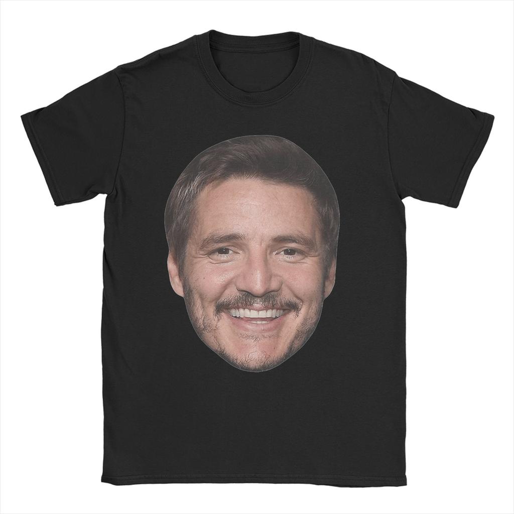 2026 Herren Damen Pedro Pascal T-Shirt Lustiger Schauspieler Vintage 90er Reine Baumwolle Oberteile Mode Kurzarm Rundhals T-Shirts Neue T-Shirts