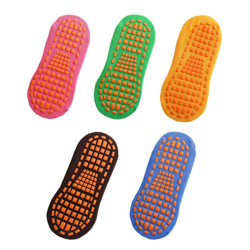 

5 пар/комплект мужские нескользящие хлопковые носки женские детские летние забавные носки для йоги на батуте нескользящие короткие носки до щиколотки Kids (27-32)M