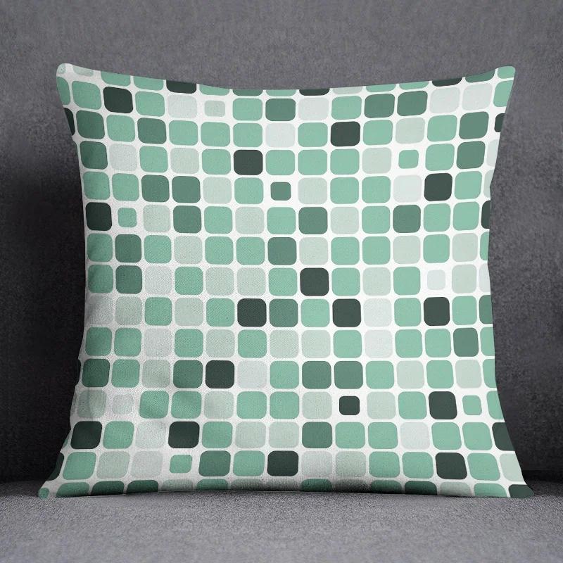 Mint Green Fresh Pillow Gift Home Office Decoration Bedroom Sofa Car Cushion Cover case