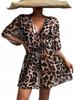 Pareo Beach Dress Panterkoy With Tie At The Front