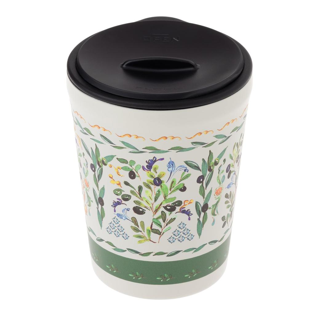 maebata Bevande Tumbler with 53052 Lid, Olive, 260ml,