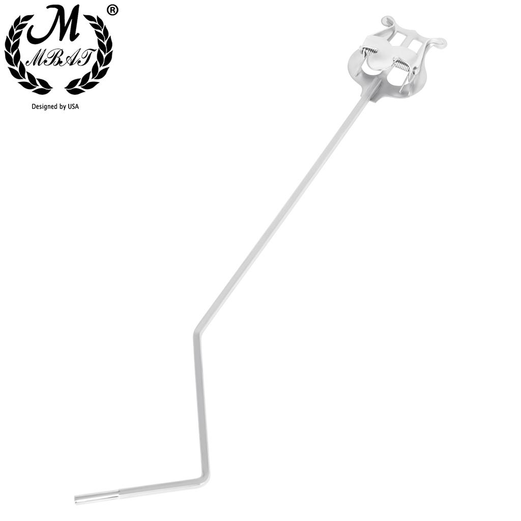 M MBAT Metal Brackets Tuba Marching Lyre Music Clip Music Sheet Stand Trumpet Marching Clamp Metal Holder Brass Nifty Parts