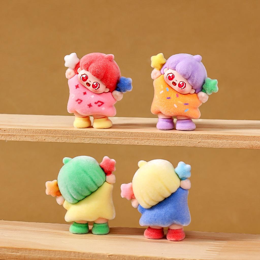 9pcsSet YOYO Figure Toy Cute Girls Figurine Desktop Decoration Model Ornaments Toys Fans Gifts