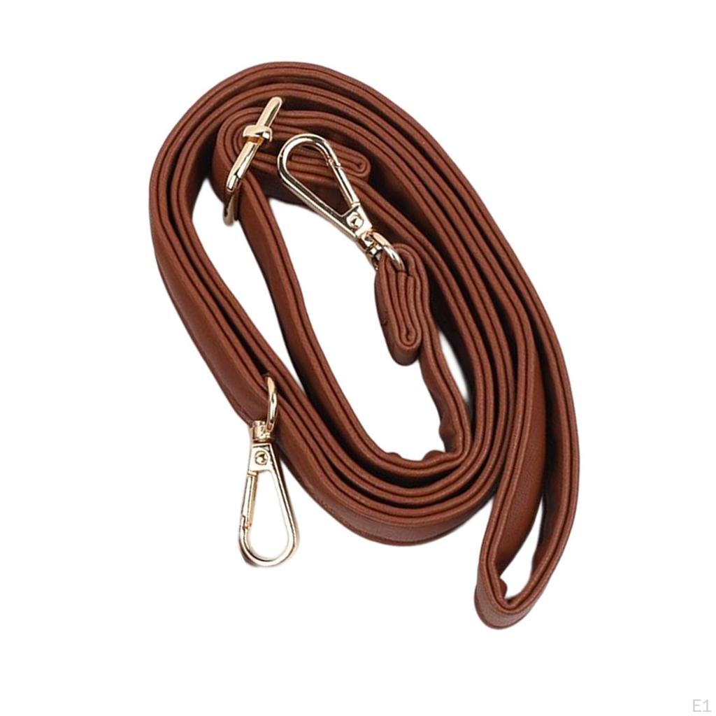 DIY PU Leather Bag Knitting, Adjustable Shoulder Strap Purse Making Accessories with Holes Weaving