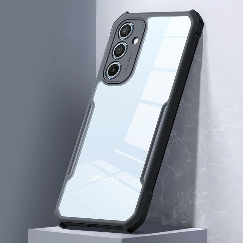 XUNDD For Samsung Galaxy A54 5G Cell Phone Case Anti-drop Acrylic+TPU Transparent Phone Cover