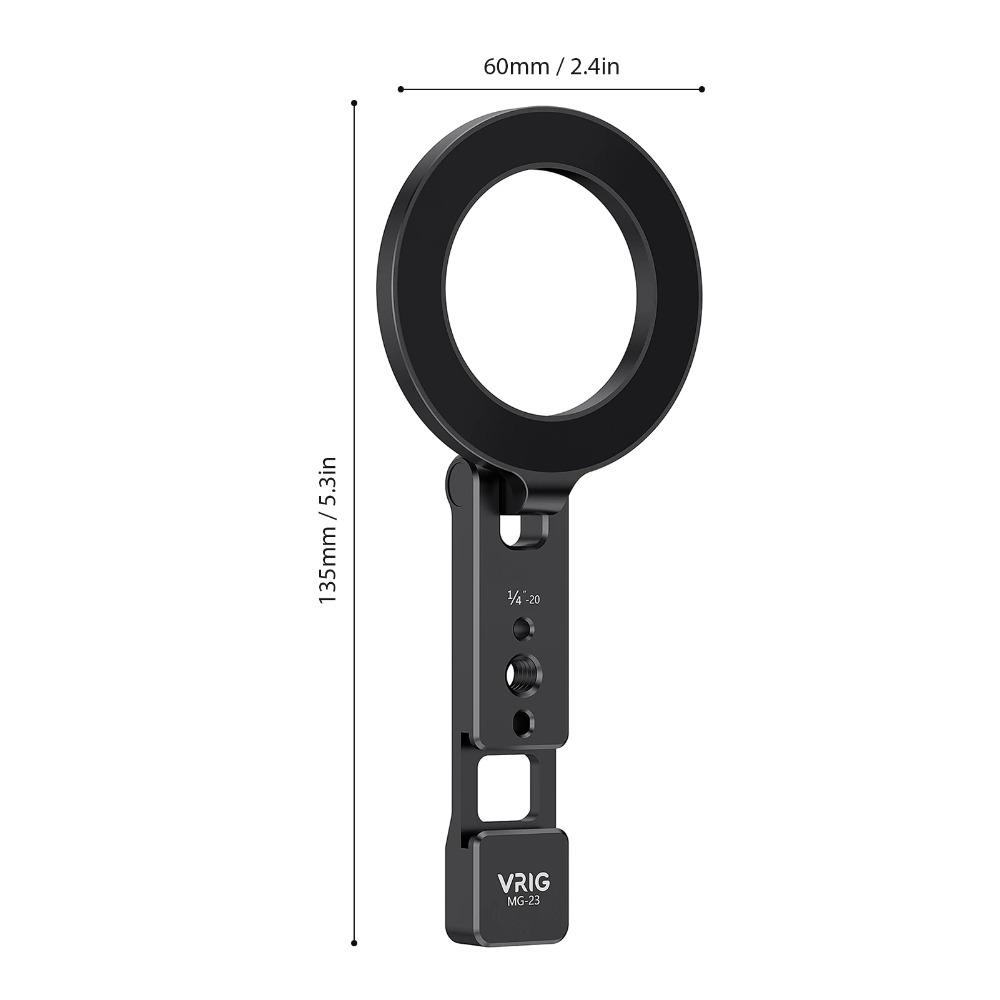 Tripod Mount Foldable Magnetic Phone Mount Phone Desktop Magnetic Holder Replacement for iPhone 16/15/14/13/12 Android Phones