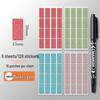 Color Cork Self-Adhesive Label Stickers for Handwritten Notes and Small Markers