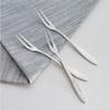 Stainless Steel West Tableware Fruit Forks Elegant Small Sized Snack Cake Dessert Utensils