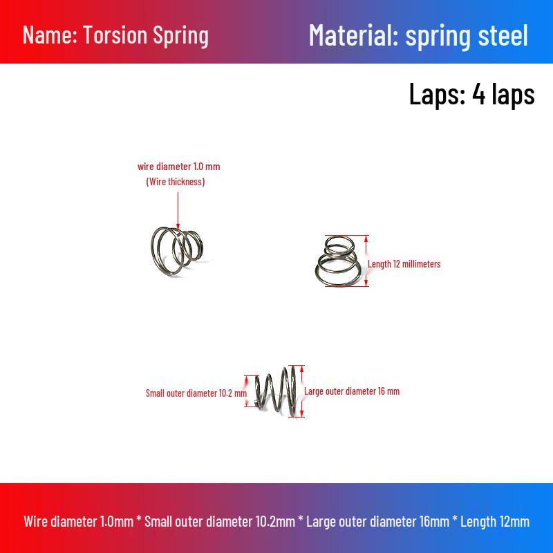 Stainless Steel Pagoda-Shaped Trapezoidal Compression Spring for Battery