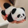 Rotating Tail Panda Plush Keychain Stuffed Raccoon Plush Keyring Panda Doll Pendant  Bag Pendant