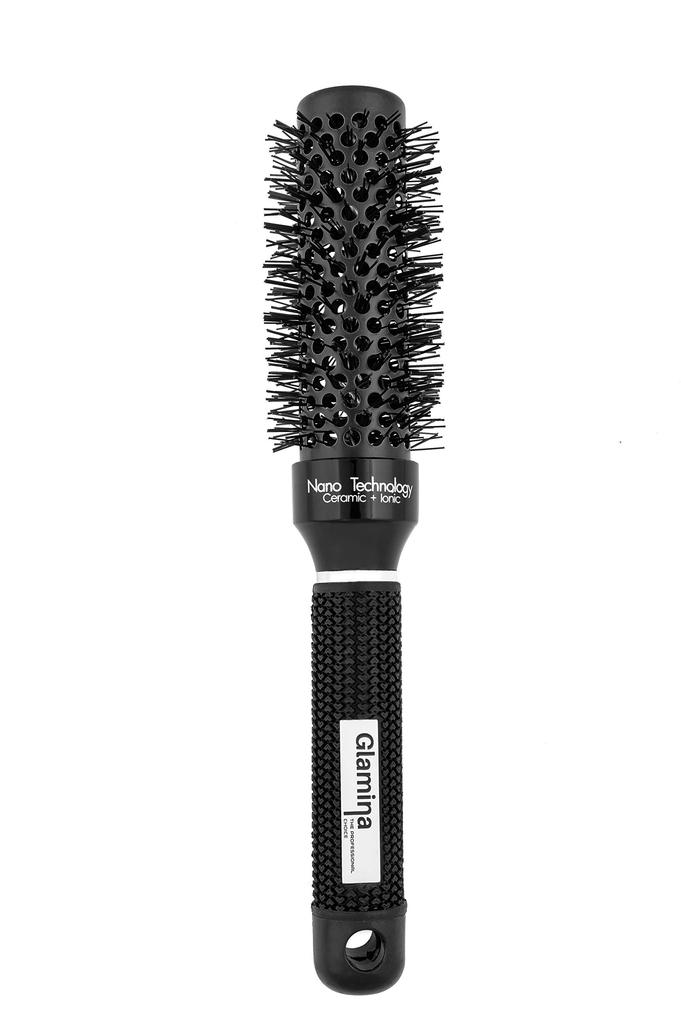 Glamina Thermochromic Barrel Blowdrying Hair Brush Small (Black)
