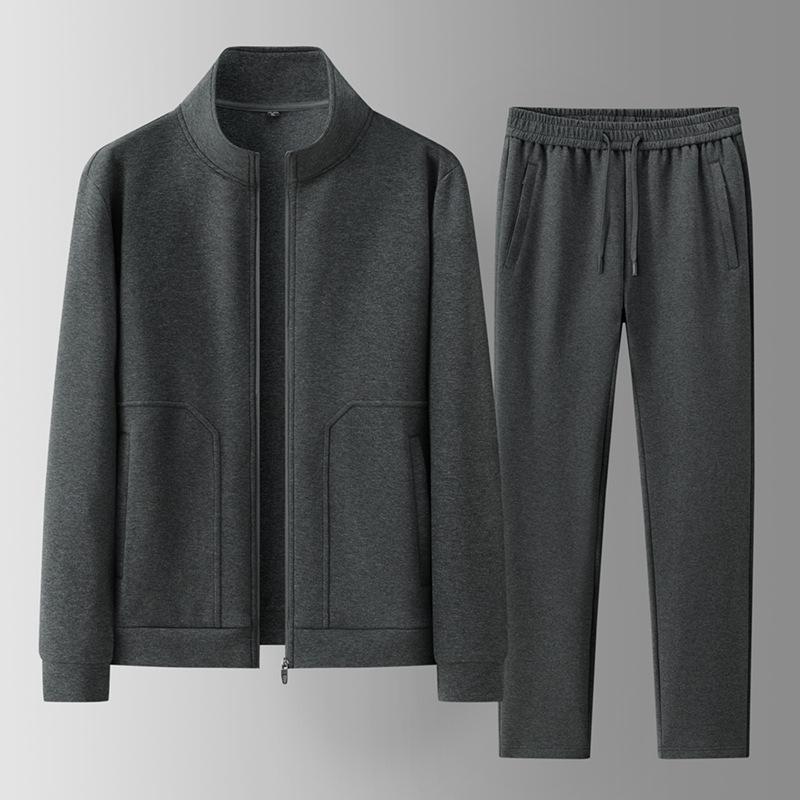 Men Spring Autumn Casual Set Breathable Male Outdoor Casual Sportwear Sweatshirt Sweatpants Male Tracksuit Jacket+pants Suit
