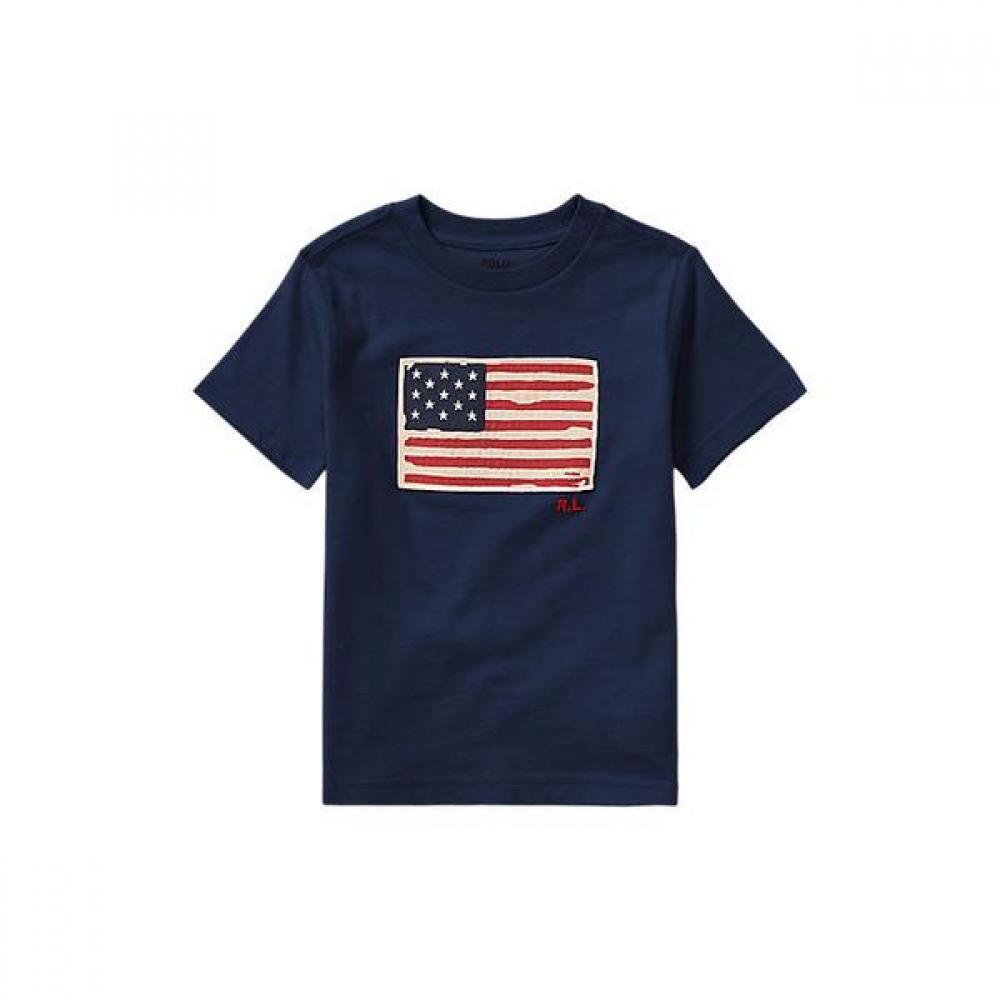 

Polo Kids Boys 2 7 Years Old Flag Cotton Jersey Tee Cwpotshb8020354410 7