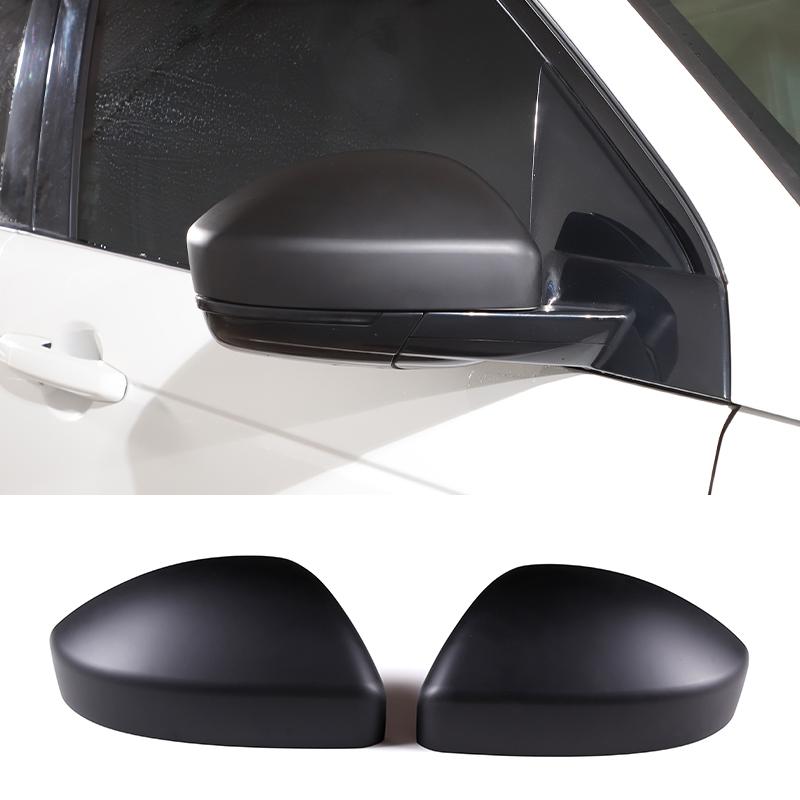 

Для Land Rover Discovery Sport Range Rover Velar Evoque для Jaguar F-Pace E-PACE, автомобильные крышки зеркал заднего вида матовый черный