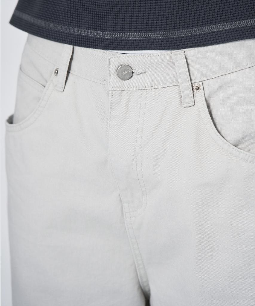 WAAR M293 Chino Wide Cotton Pants_Light Gray