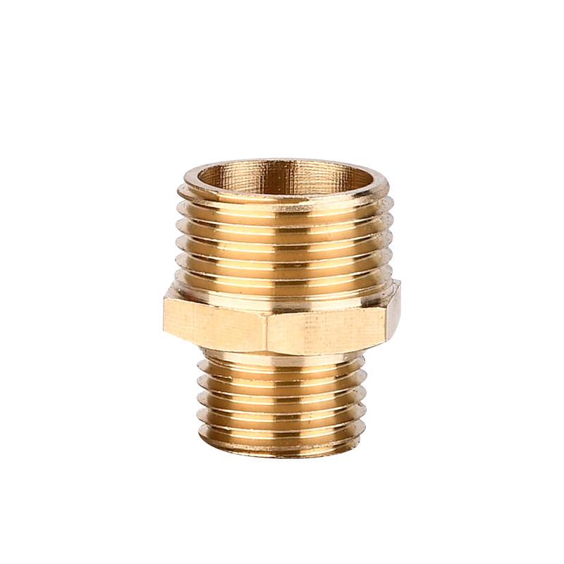 TENGZHI Copper Reducing Double Male Straight Pipe Fitting