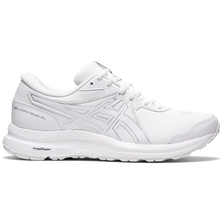 Asics Gel Contend Walker - Baskets Blanches pour Femmes 1132A057-100
