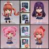 Doki Doki Literature Club Anime Figure Set #1817 #2283 #2250 - Monika Yuri Sayori, Swappable Faces Movable Joints Action Figure