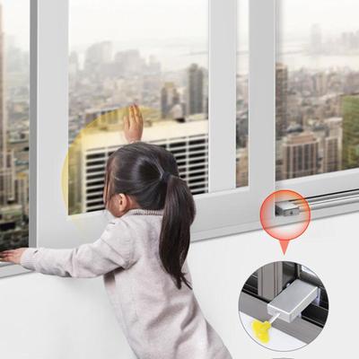 Window Safety Lock Kids Baby Children Protection Sliding Stopper Aluminum Alloy