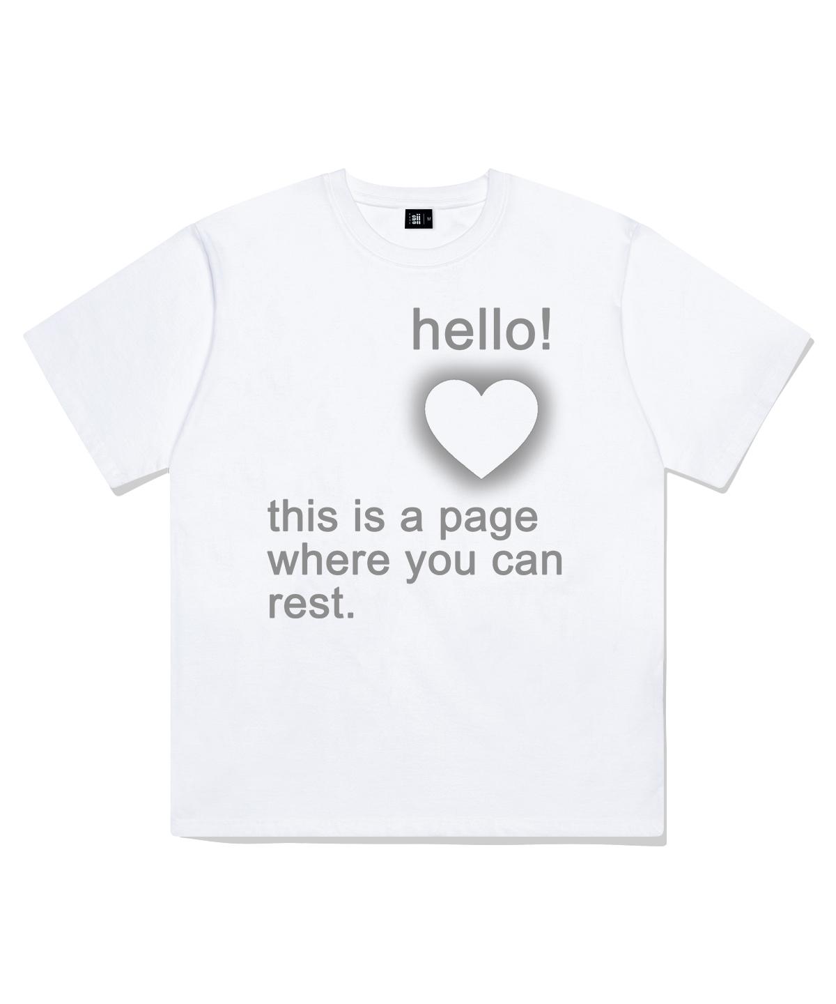 Page Cc You Can Rest Printed Short Sleeve T-Shirt White M