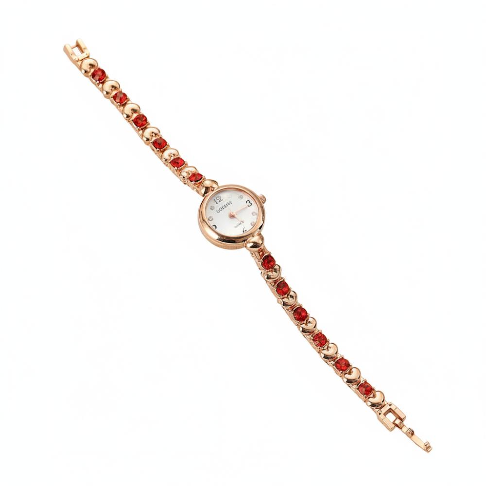 Round Small Dial Luxury Wrist Watches Steel Strap Womens Quartz Wristwatch  Students Gift