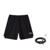Li Ning Sportshorts Unisex Schwarz AKST996-1