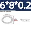 304 Stainless Steel Ultra-Thin Flat Washers - Available in Thickness: 0.1mm, 0.2mm, 0.3mm, 0.5mm