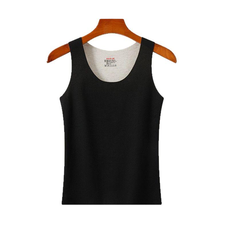 Silk Wool Warm Couple Vests - Men's & Women's Seamless Fleece-lined Base Layer for Autumn/Winter
