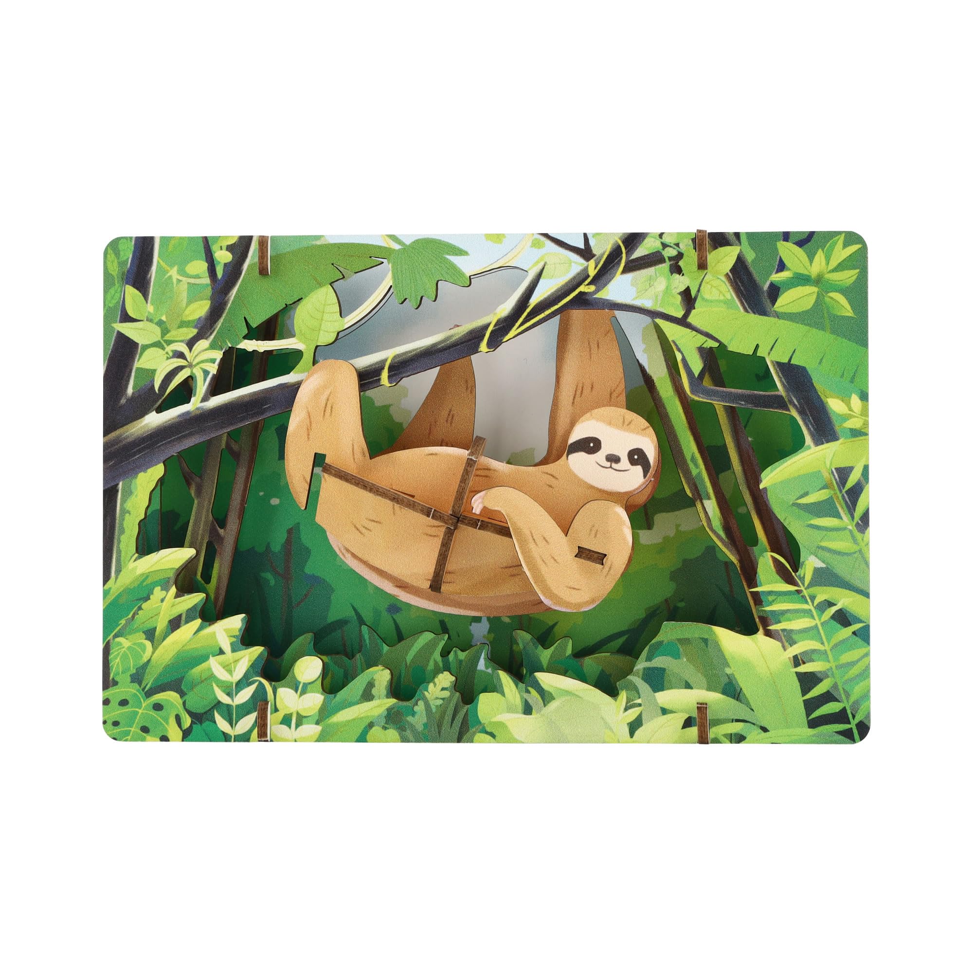 

Luke Run APRICUS 3D Theater Puzzle Sloth Puzzle 14.7 x 3 x 9.7 cm Paper