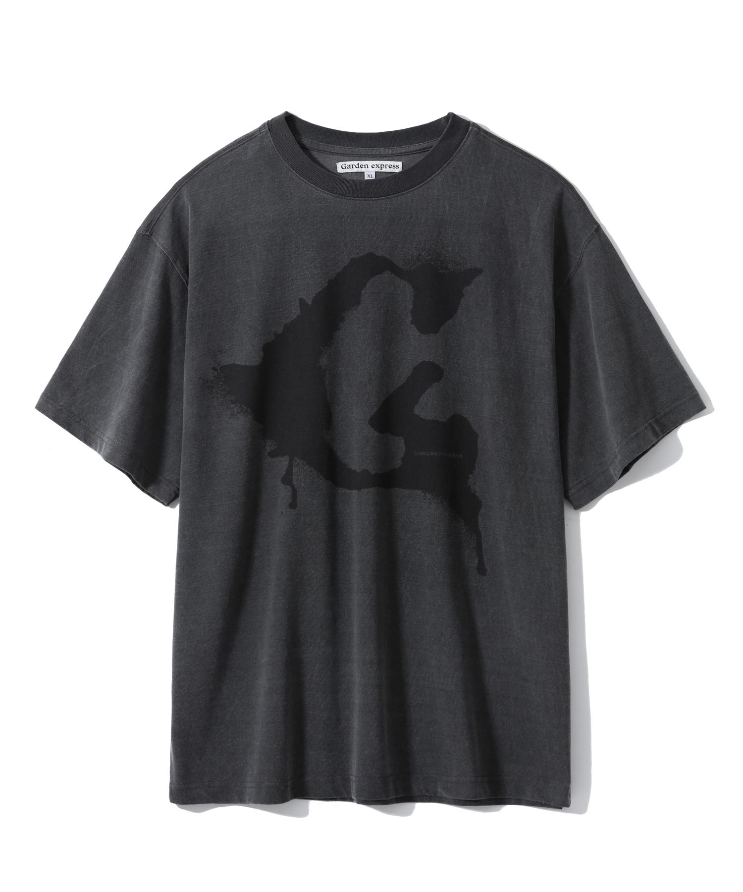 Garden Express Pigment Graphic T-Shirt (Charcoal) Charcoal/L