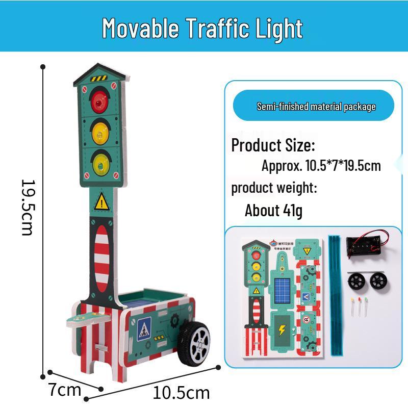 DIY Movable Traffic Light Science Kit for Kids