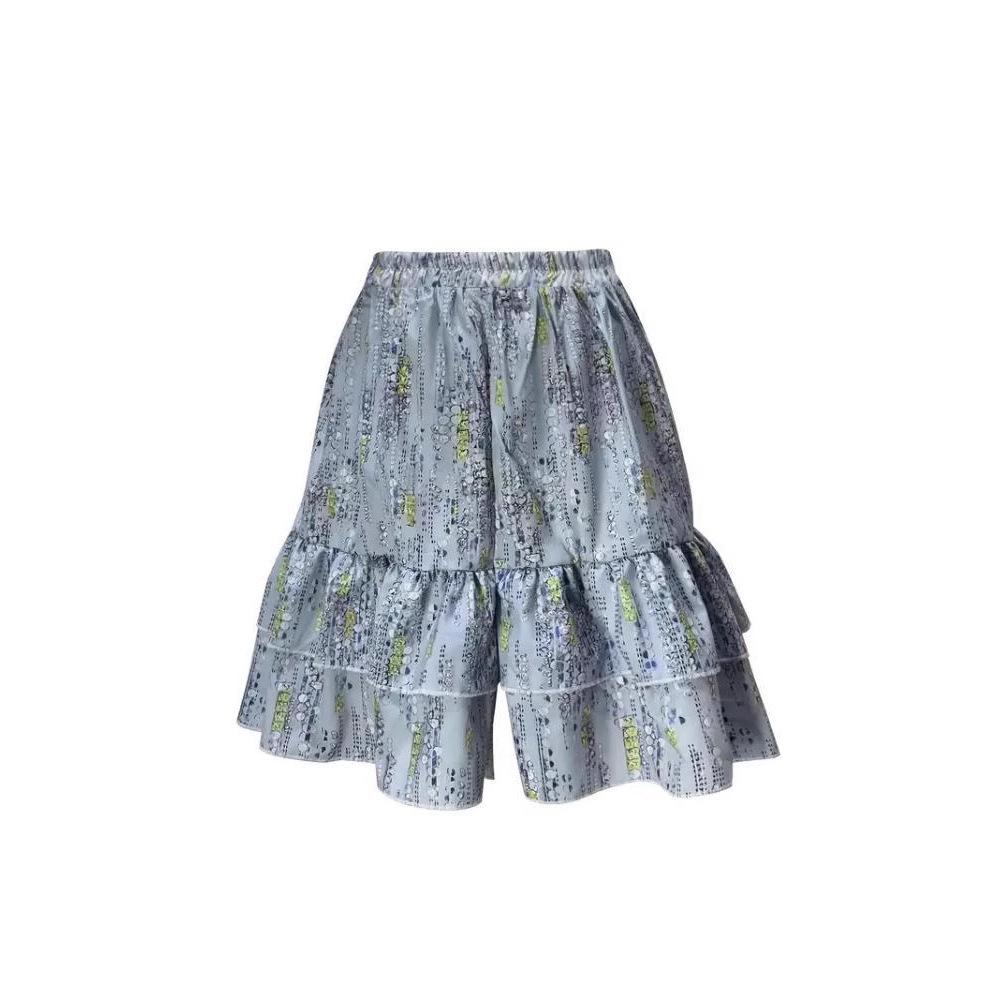 Falda Corta Elástica Estampada de Moda para Mujer Verano 2025
