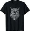 New Norse Style Viking Owl Tattoo Design Gift Tee Shirt S4xl