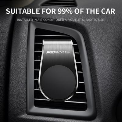 Neuer Auto Magnetischer L-förmiger Auto Spezifischer GPS Handyhalter Für Mercedes Benz AMG GLE GLS GLC CLA GLB ML C500 C200 C300 W204 W206 W205 W212 W203