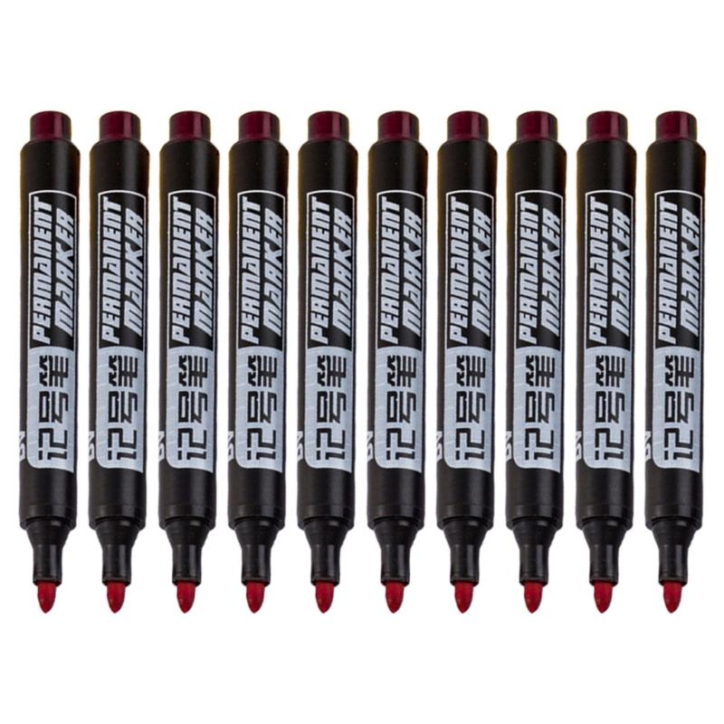 

10 шт. маслянистые нестираемые водонепроницаемые маркеры, ручка-кисть, маркеры на основе эскизов, ручки для рисования, товары для творчества, дизайнерская ручка для рисования красный