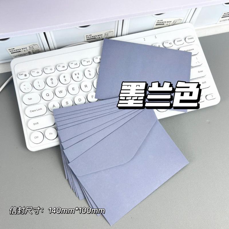 10pcs/set Candy Color Envelopes Blank Envelopes DIY Multi-function Craft Paper Envelope For Letter Postcards Wedding Invitation