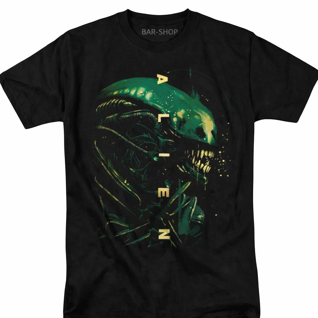 Alien 70s 80s Sci-Fi Horror Movie Poster Classic Retro Vtg Graphic Tee Unisex XXXXL